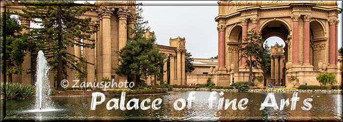 San Francisco 3, Palace of Fine Arts Tempel nahe der Lombard Street