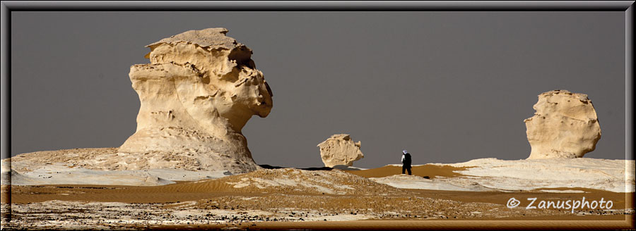 Fotograf im Sandmeer