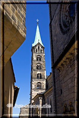 Domspitze aus der Domstrasse gesehen