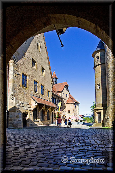 Innenhof vom Torhaus gesehen