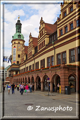 Blick auf altes Rathaus