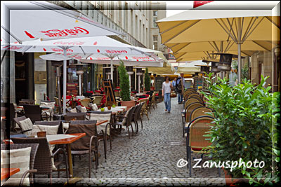 Restaurants in Fussgängerzone