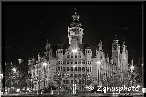 Nacht am neuen Rathaus