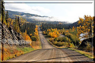 Die Road am Little Salmon Lake