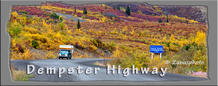 Titelbild der Webseite Dempster Highway Titelbild der Webseite Dempster Highway