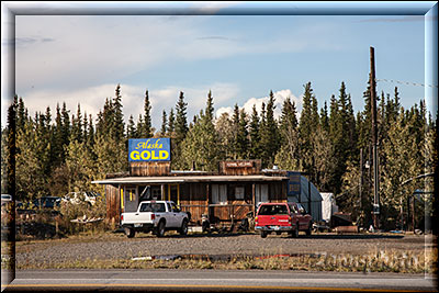 Tok City, Goldankauf Shop am Highway in der City