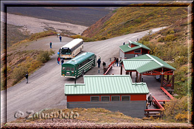 Alaska, Bus Stop im Park