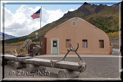 Alaska, wir schauen uns im Visitor Center um