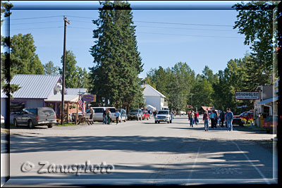 Alaska, unterwegs in der Town of Talkeetna