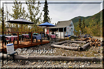 Unser Alaska Campground am Ende der McCarthy Road