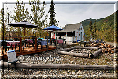 Kennicott, unser Campground am Ende der McCarthy Road