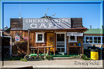 Alaska, ein Cafeshop in Chicken