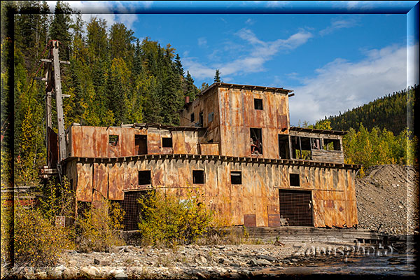 Alaska, die Jack Wade Dredge dient uns als Fotomotiv