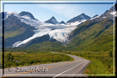 Alaska, nahe dem Thompson Pass am Highway