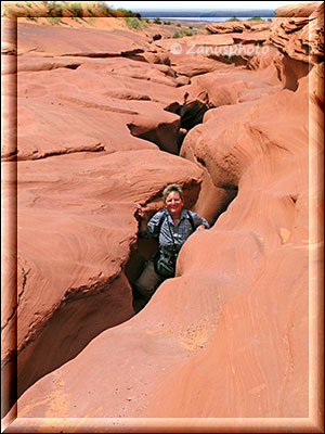 Arizona, Einstieg zum Antelope Canyon