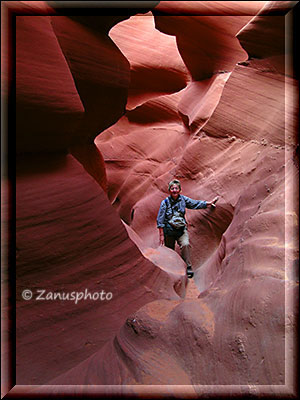 Arizona, wir sind im Antelope Canyon angekommen