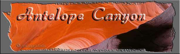 Antelope Canyon Titelbild der Webseite Antelope Canyon