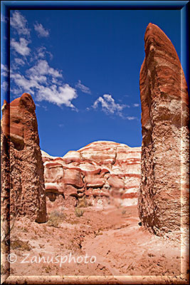 Erster Blick in die Hoodoo-Area des Blue Canyons