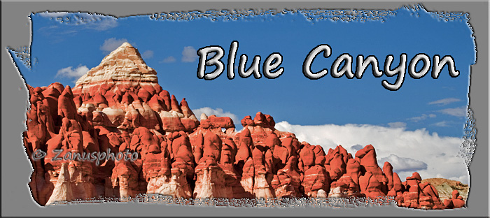 Blue Canyon im Indianerland Titelbild der Webseite Blue Canyon
