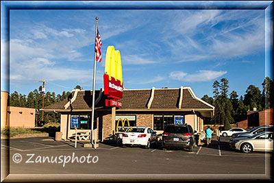 Ein McDonalds Food Shop in Tusayan