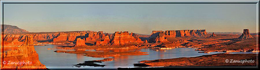 Blick auf die Alstom Area am Lake Powell