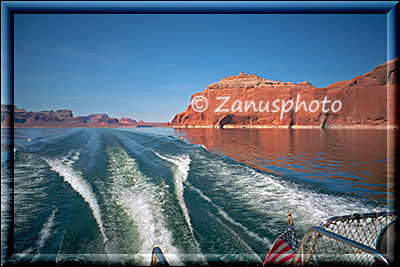 Unterwegs zur Rainbow Bridge im Lake Powell