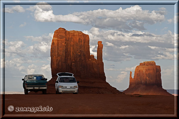 Fotostation am neuen Campground im Monument Valley