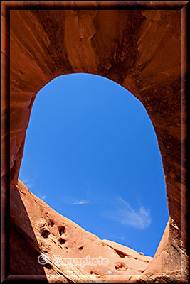 Ein kurzes Stück weiter finden wir den 2. Durchblick in der Mystery Valley Wand