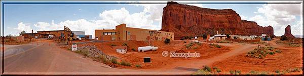 Ansicht der Baustelle im Jahr 2008 auf des Monument Valley