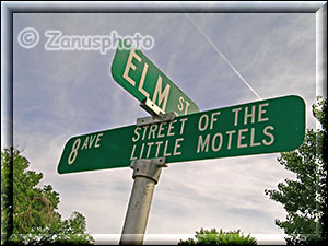 In der Little Motel Street stehen mehrere Motels bereit