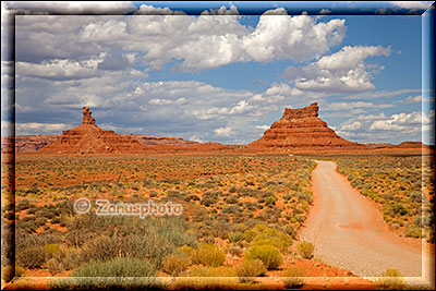 Toller Wolkenhimmel über dem Valley of the Gods