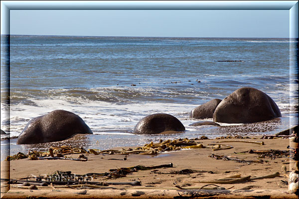 Bowling Beach Area an der California Küste nahe Point Arena