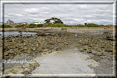 Crescent City mit Blick auf die City vom Lighthouse aus