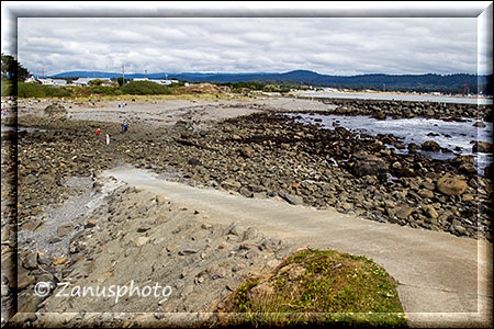 Crescent City mit Blick auf die City vom Lighthouse aus