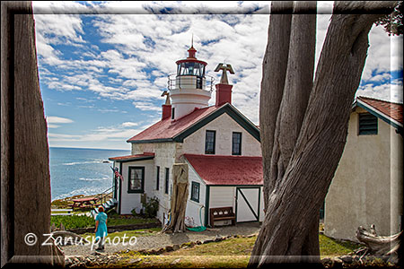 Crescent City mit Blick auf das Lighthouse