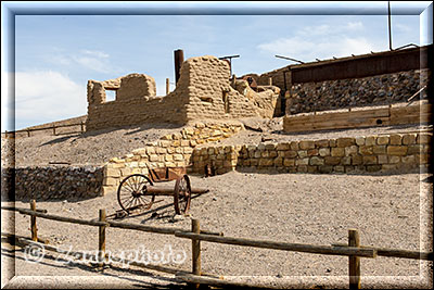 Death Valley an der alten Borax Mine