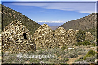 Charcoal Kilns sind Wildrose Holzkohle Brennöfen aus diesem Gebiet