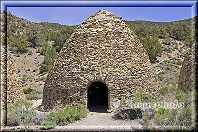 Charcoal Kilns sind Wildrose Holzkohle Brennöfen aus diesem Gebiet