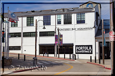 Monterey, mit Bay Aquarium und Cannery Row