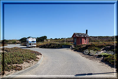 Pebble Beach, Parken am Restroom