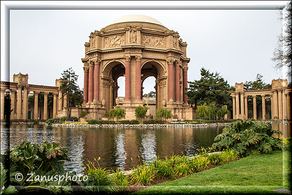 San Francisco 3, Palace of Fine Arts gesamtansicht der Anlage