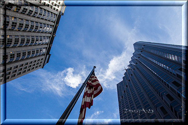 Hochhausbereiche in der City von San Francisco