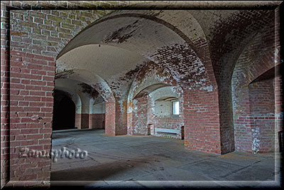 Kasematten der Fort Point National Historic Site, in San Francisco