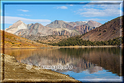 Yosemite - Saddlebag Lake, am Startpunkt der Wanderung angekommen geht es los zu der geplanten Twenty Lakes Tour