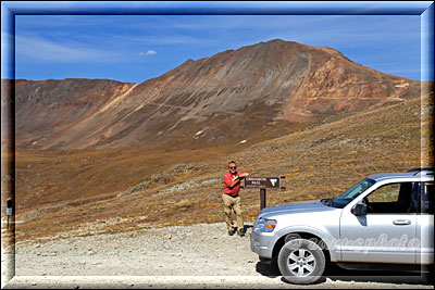 Alpine Loop Road mit Gipfelview