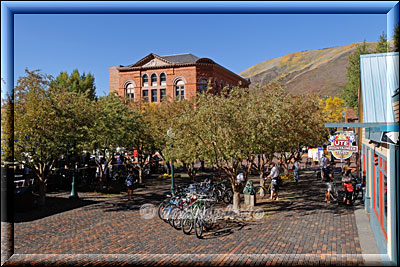 Aspen, spät Nachmittags sind wir im Centrum unterwegs