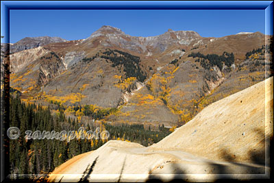 Corkscrew Gulch, Anfahrtstrecke zu den Red Mountains