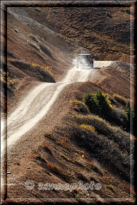 Wir folgen dem Jeep von Jim & Kathy