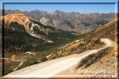 Beim nächsen Stopp sehen wir wie hoch unsere Bergstrecke inzwischen geworden ist