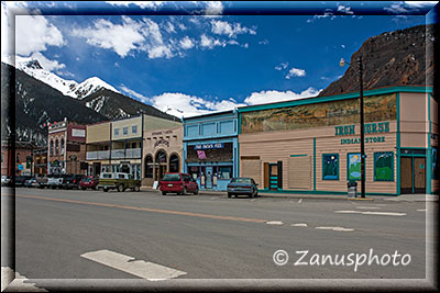 Silverton, Bars und Cafes warten auf die Zugreisenden